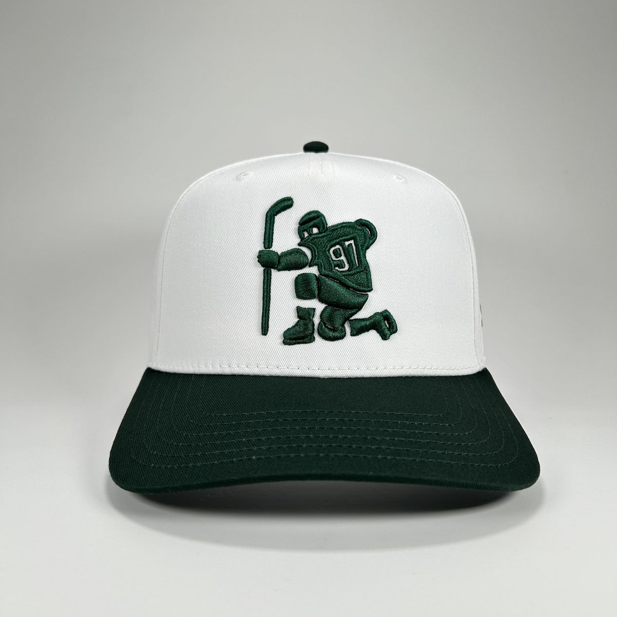 The Celly | Minnesota Hockey Puff Embroidery 5-Panel Hat - Minny Golf Co