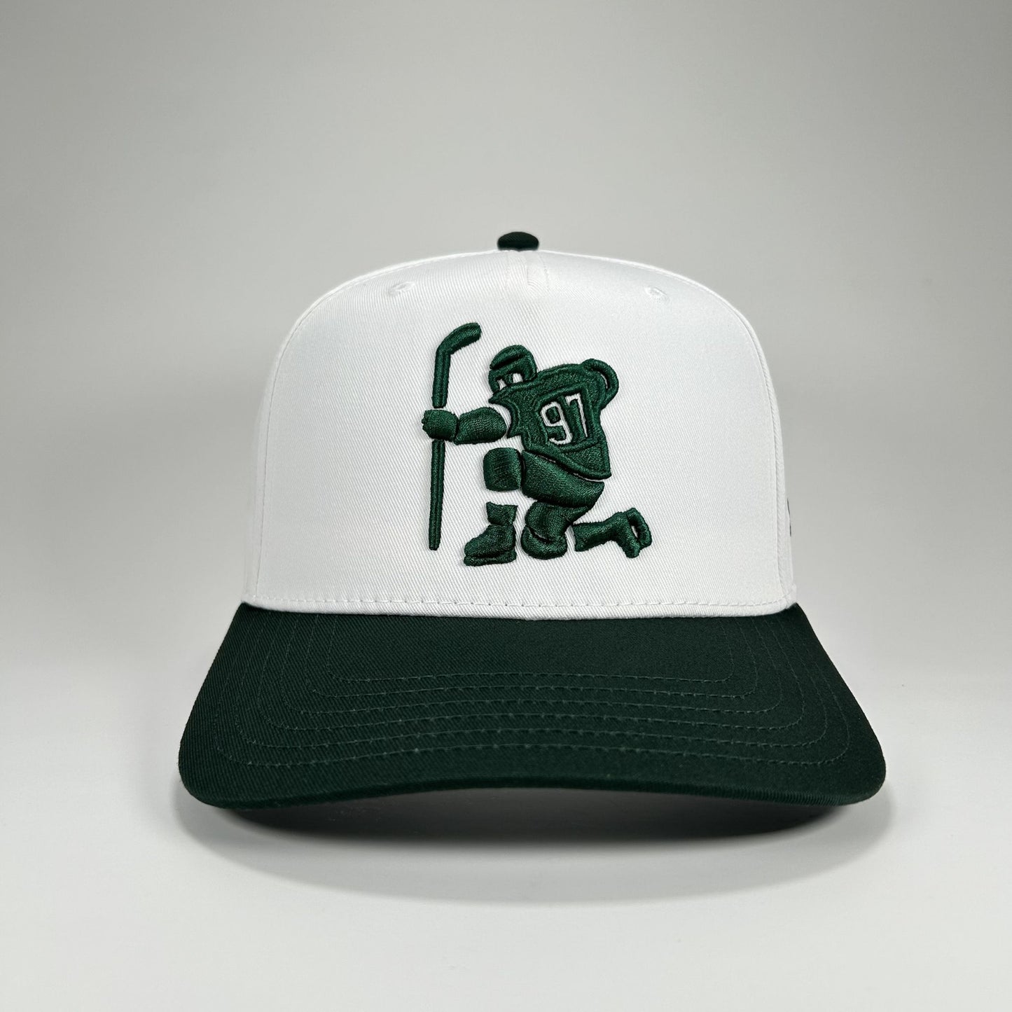 The Celly | Minnesota Hockey Puff Embroidery 5-Panel Hat - Minny Golf Co