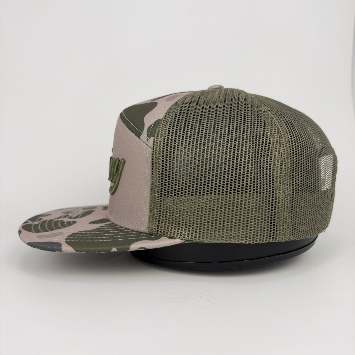The Marshland | 7-Panel Camo Trucker Hat