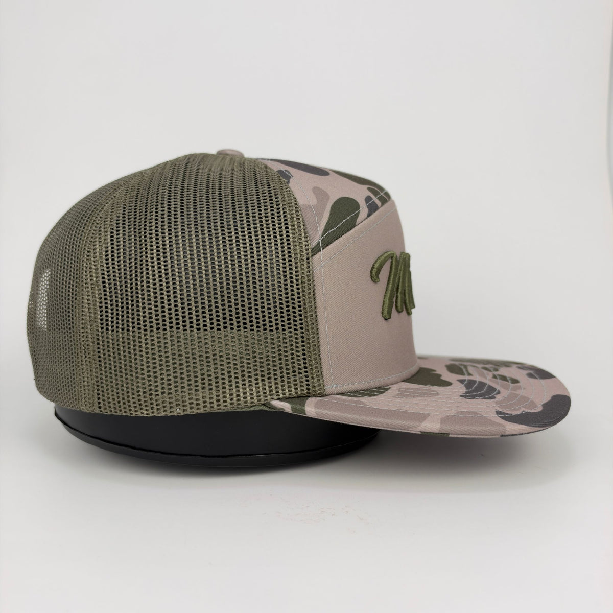 The Marshland | 7-Panel Camo Trucker Hat