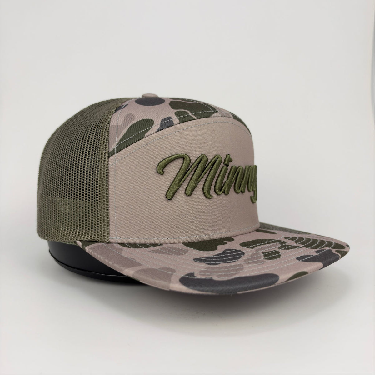 The Marshland | 7-Panel Camo Trucker Hat