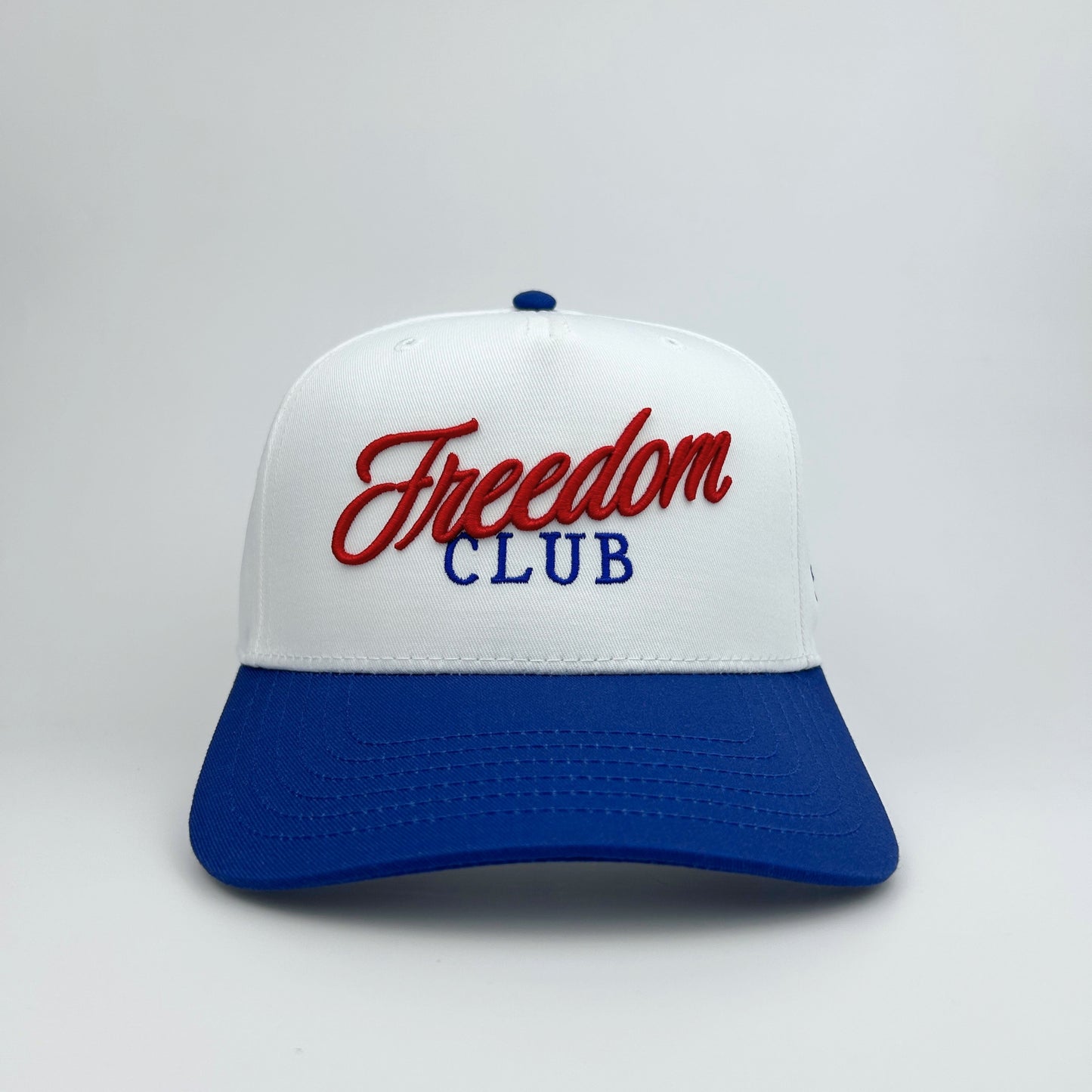 Freedom Club Vintage Snapback Hat | Patriotic  Red, White & Blue Cap