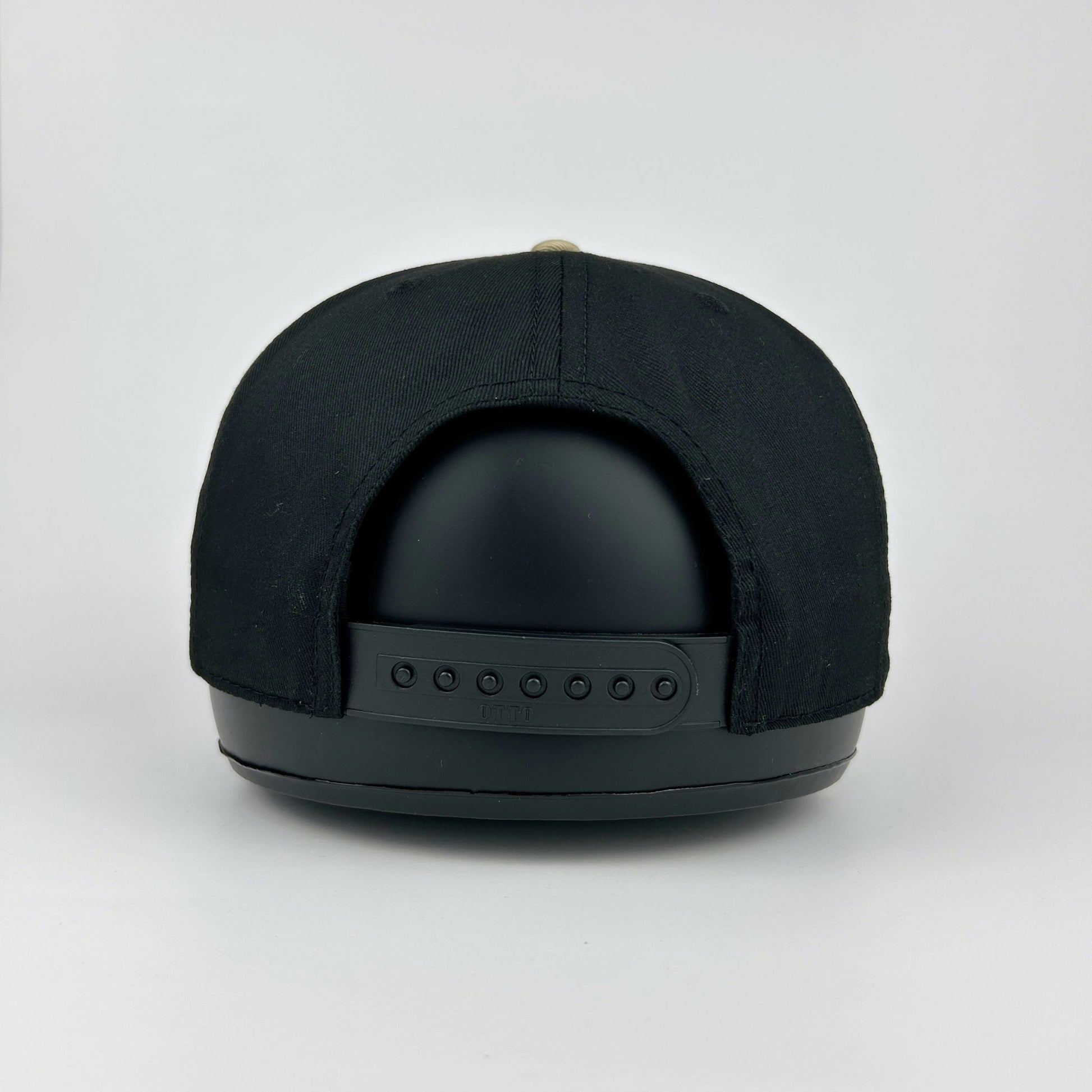 Black cap on a white background