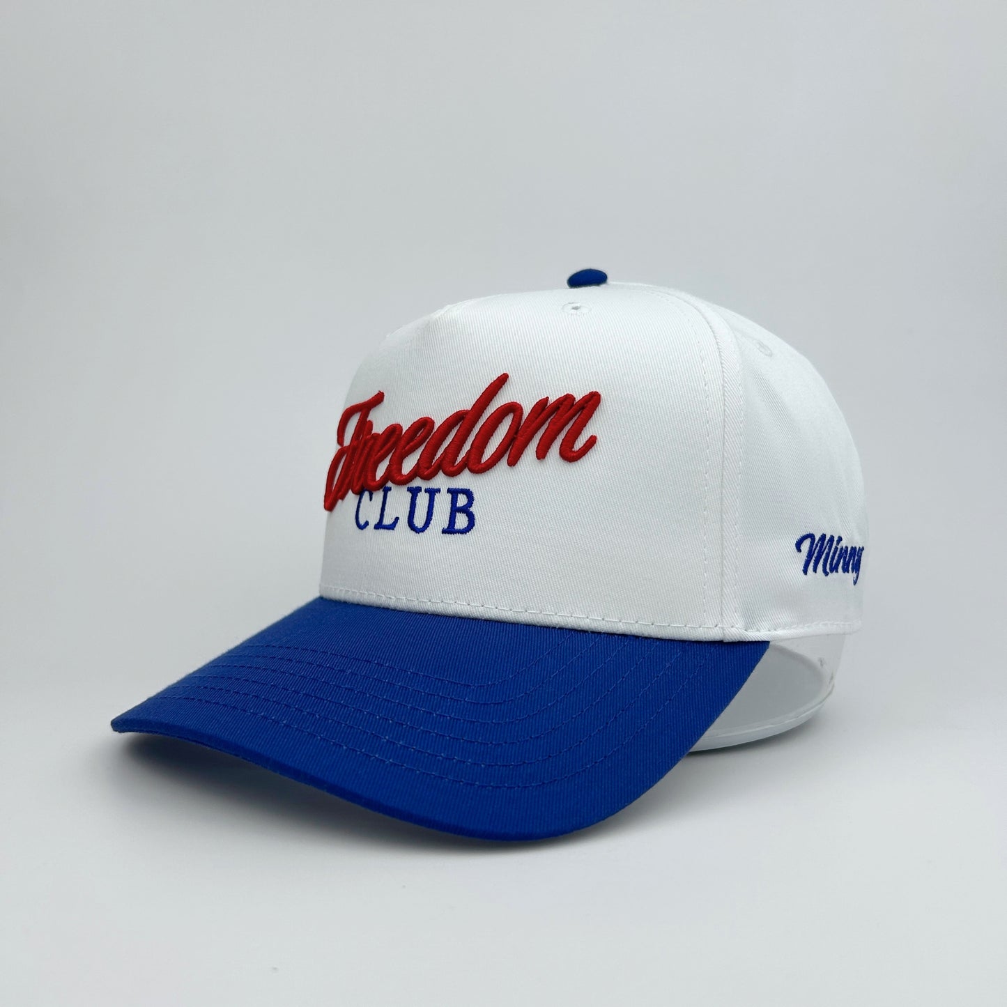 Freedom Club Vintage Snapback Hat | Patriotic  Red, White & Blue Cap