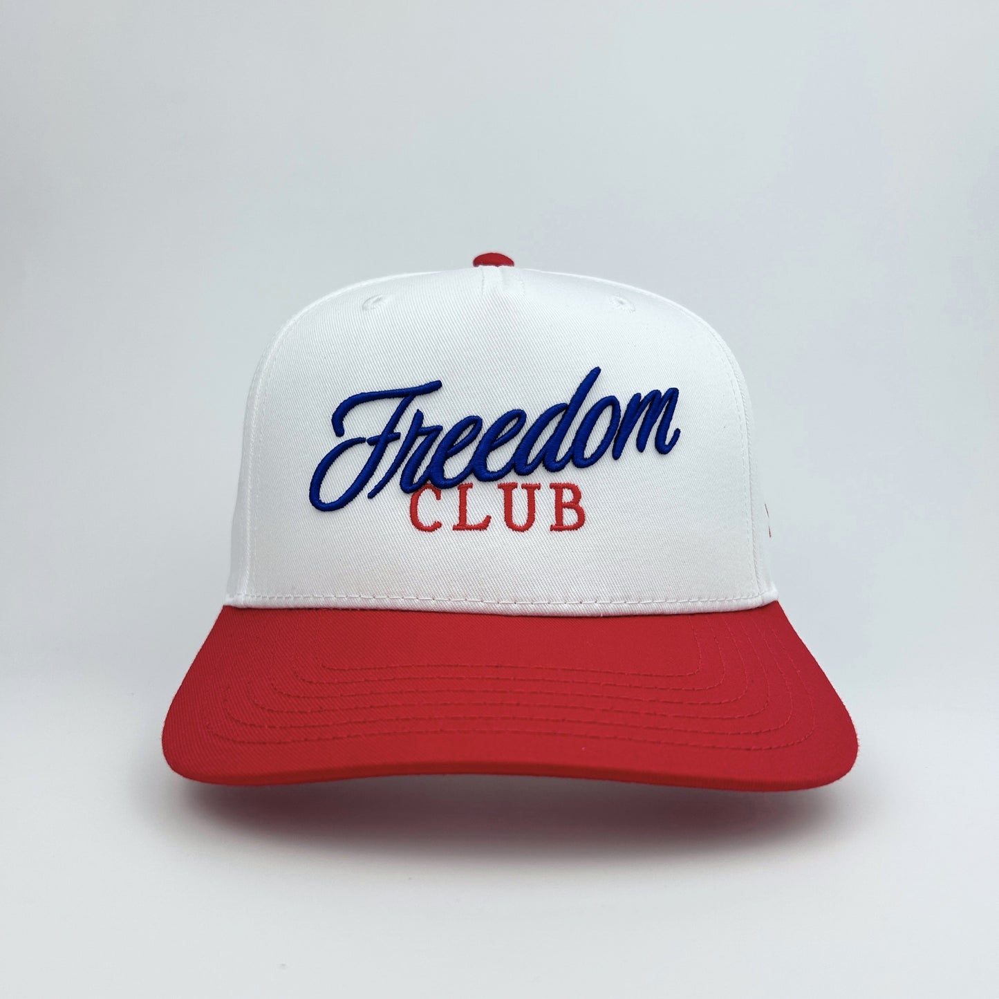 Freedom Club Vintage Snapback Hat | Patriotic  Red, White & Blue Cap