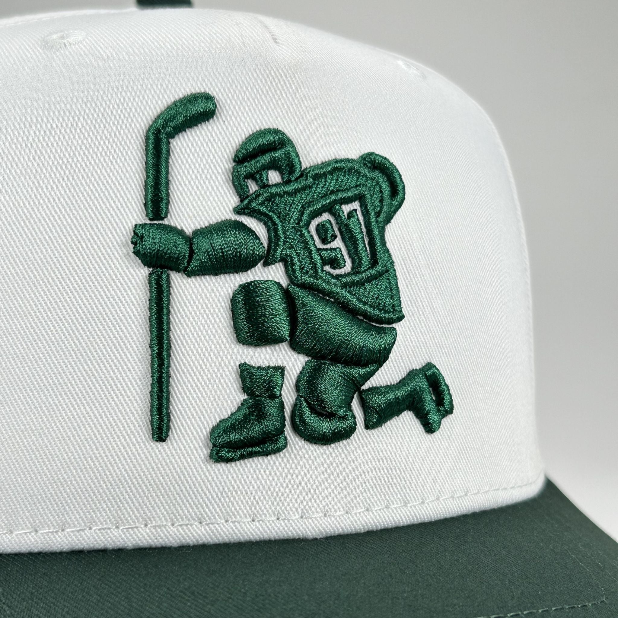 The Celly | Minnesota Hockey Puff Embroidery 5-Panel Hat - Minny Golf Co
