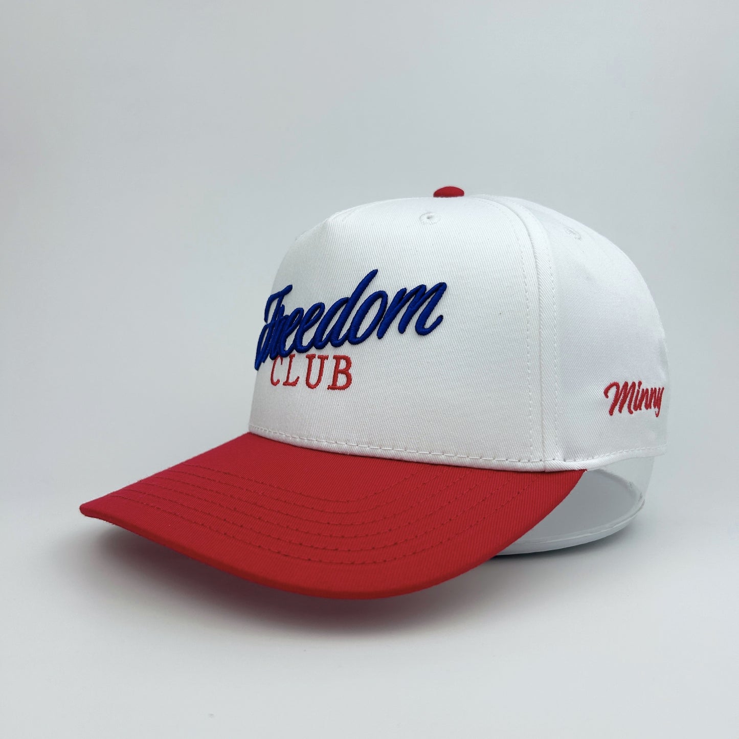 Freedom Club Vintage Snapback Hat | Patriotic  Red, White & Blue Cap