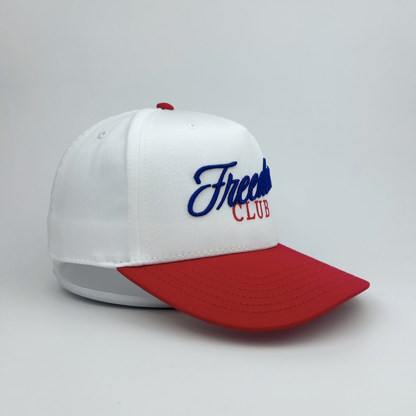 Freedom Club Vintage Snapback Hat | Patriotic  Red, White & Blue Cap