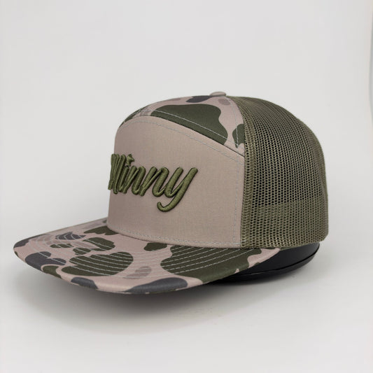 The Marshland | 7-Panel Camo Trucker Hat