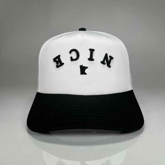 Minnesota NICE Vintage Snapback (Black/White) | Minny Co. - Minny Golf Co