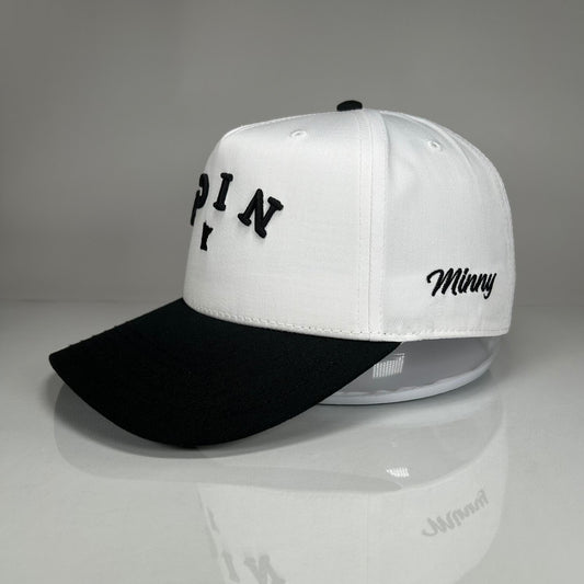 Minnesota NICE Vintage Snapback (Black/White) | Minny Co. - Minny Golf Co