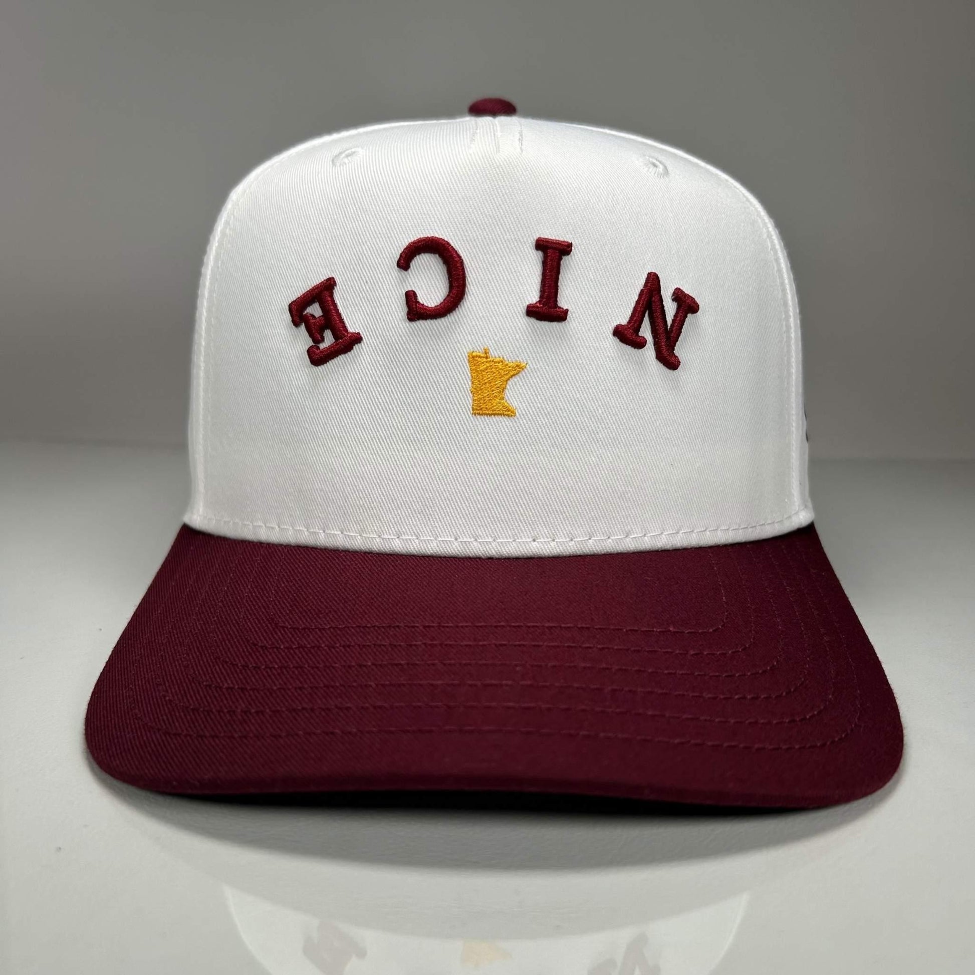 Minnesota NICE Vintage Snapback (Maroon) | Minny Co. - Minny Golf Co