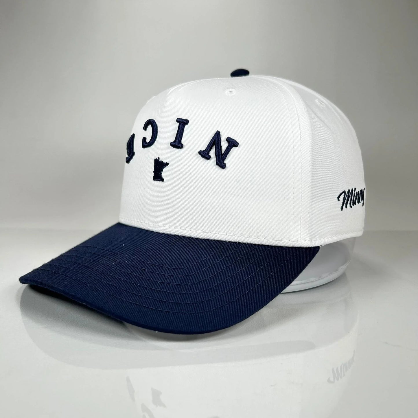 Minnesota NICE Vintage Snapback (Navy/White) | Minny Co. - Minny Golf Co