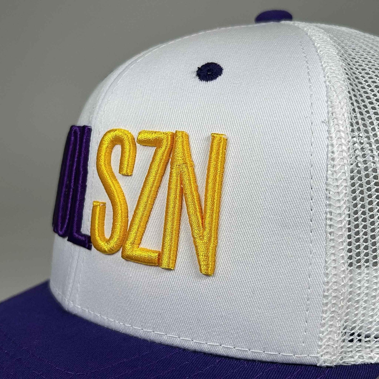 SKOLSZN Trucker Hat – Minnesota Football Inspired (Purple/White) - Minny Golf Co