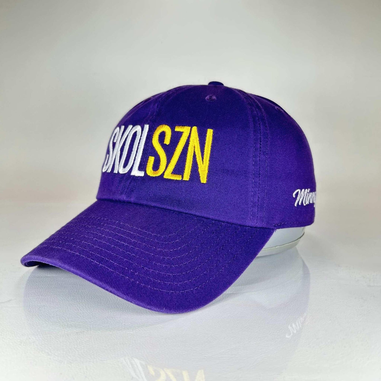 SKOLSZN Cleanup Dad Cap – Minnesota Football Inspired (Purple) - Minny Golf Co